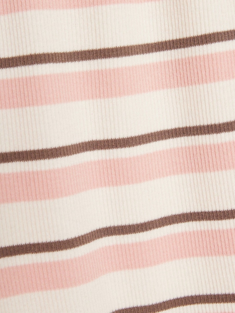River Island Pink Stripe Kickflare Trousers - Image 4 of 4