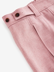 Pink Tailored Hourglass Barrel Leg Trousers - Image 7 of 8