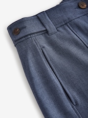 Navy Tailored Hourglass Barrel Leg Trousers - Image 7 of 8