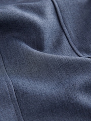 Navy Tailored Hourglass Barrel Leg Trousers - Image 8 of 8