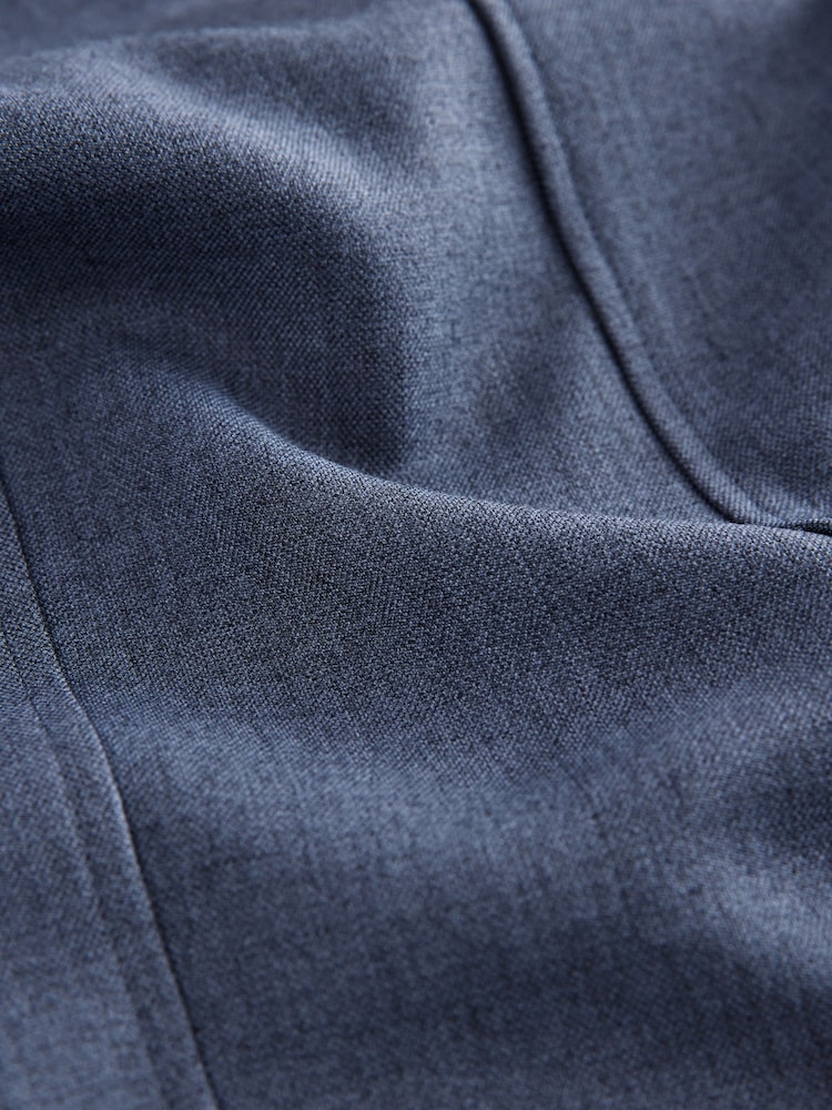 Navy Tailored Hourglass Barrel Leg Trousers - Image 8 of 8