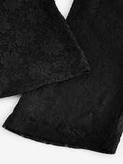 Black Lace Flare Trousers (3-16yrs) - Image 8 of 9