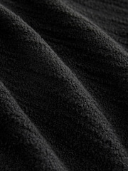 Noir - Pantalon large texturé Boucle - Image 7 of 7
