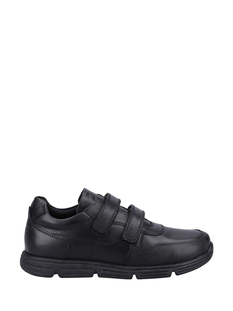 Hush Puppies Black Lucas Senior School Shoes - Image 1 of 4 Hush Puppies Black Lucas Senior School Shoes - Image 1 of 4
