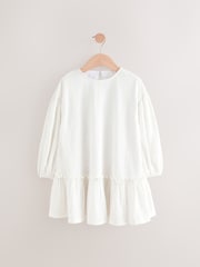Yellow/White Long Sleeve Dress and Gilet Set (3-16yrs) - Image 6 of 8