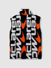 Črn pisan - Brezrokavnik iz flisa z zadrgo Reiss x McLaren F1 Team McLaren F1 - Slika 6 iz 7