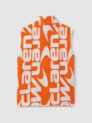 Papaja/bela - Brezrokavnik iz flisa z zadrgo Reiss x McLaren F1 Team McLaren F1 - Slika 6 iz 7