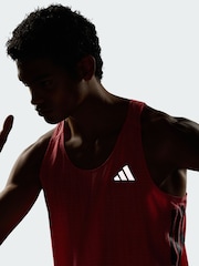 adidas Pink Adizero Running Tank Top - Image 4 of 6