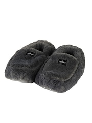 Warmies Grey Heatable Luxury Boot Slippers - Image 3 of 4