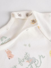 White My First Easter Baby Embroidered Bodysuit - Image 4 of 7