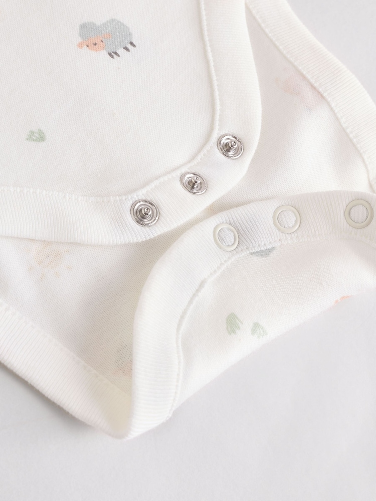White My First Easter Baby Embroidered Bodysuit - Image 7 of 7