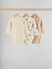 Neutral Hamish Baby Bodysuits 3 Pack - Image 2 of 11