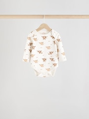 Neutral Hamish Baby Bodysuits 3 Pack - Image 5 of 11