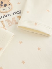 Cream Giraffe I Love My Mummy Baby Bodysuits 1 Pack - Image 8 of 8