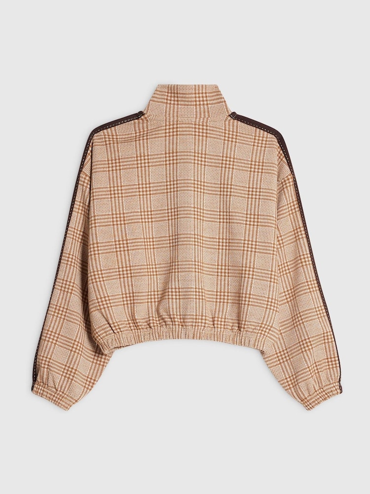 River Island rutig bomberjacka - Bild 2 av 4