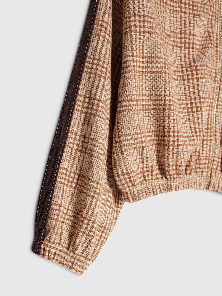 River Island rutig bomberjacka - Bild 4 av 4