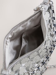 Silver Chain Disc Shoulder Bag - Image 13 of 14