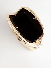 Gold Snap Clutch Bag - Image 11 of 11