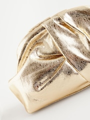 Gold Snap Clutch Bag - Image 9 of 11