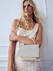 Silver Sparkle Handheld Bag - Image 1 of 1