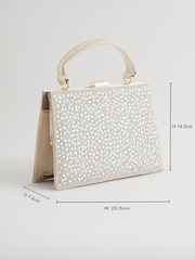 Silver Sparkle Handheld Bag - Image 4 of 11