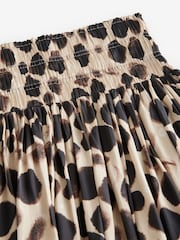 Or - Jupes Satin plissées imprimées Maxi - Image 6 of 7