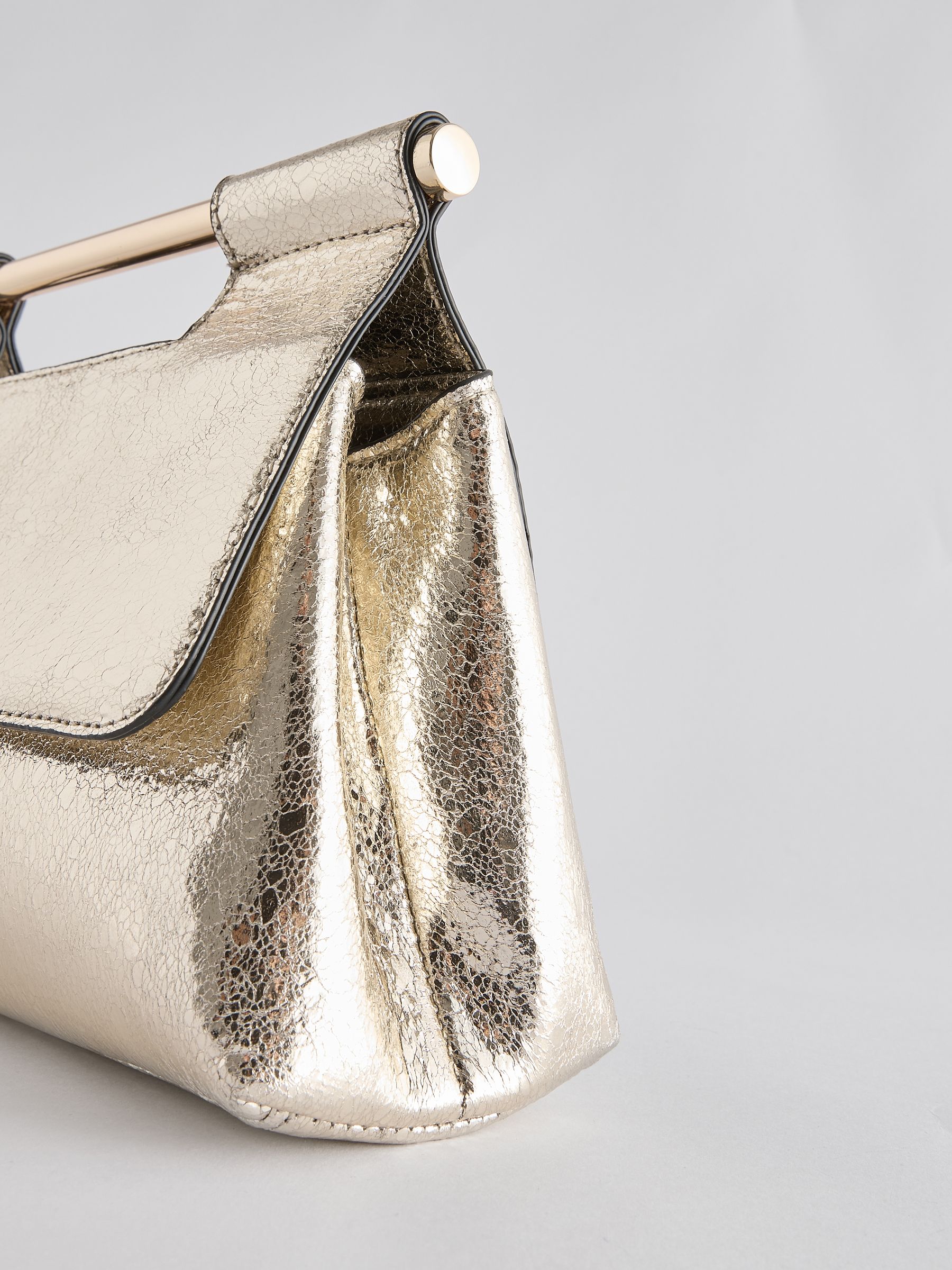 Ysl silver and gold clutch sale