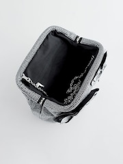 Silver Corsage Clutch Bag - Image 12 of 13