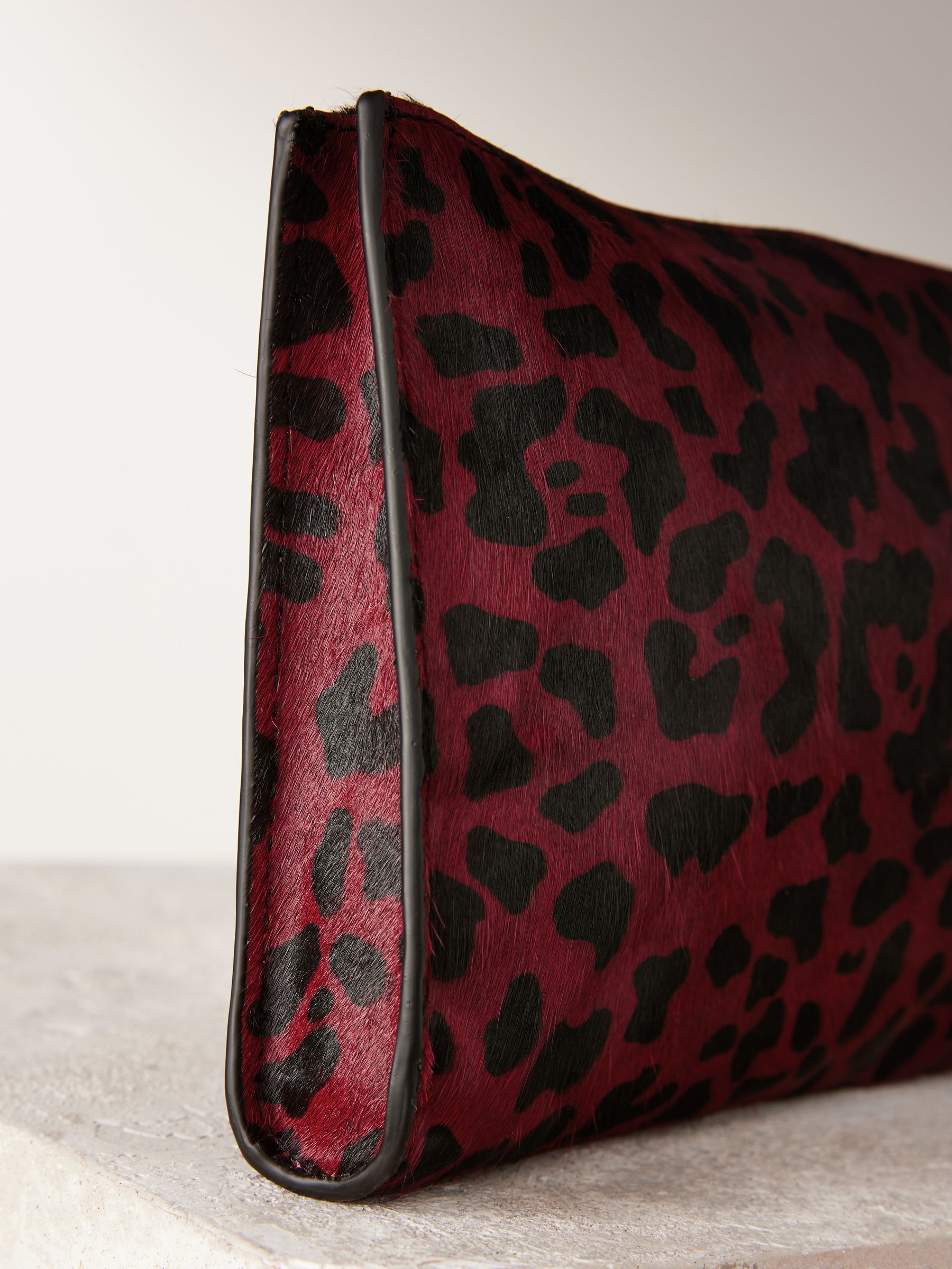 Red clutch bag next on sale