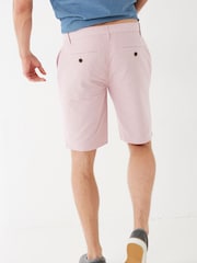 FatFace Pink Oxford Flat Front Shorts - Image 2 of 4