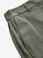 Green Elastic Back Straight Leg Modal Trousers - Image 2 of 3