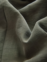 Green Elastic Back Straight Leg Modal Trousers - Image 3 of 3