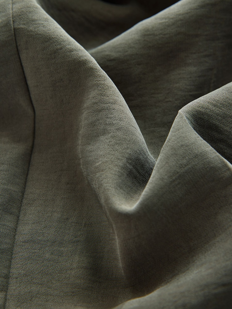 Green Elastic Back Straight Leg Modal Trousers - Image 3 of 3