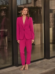 Hot Pink Tailored Single Breasted Blazer - Image 5 of 5