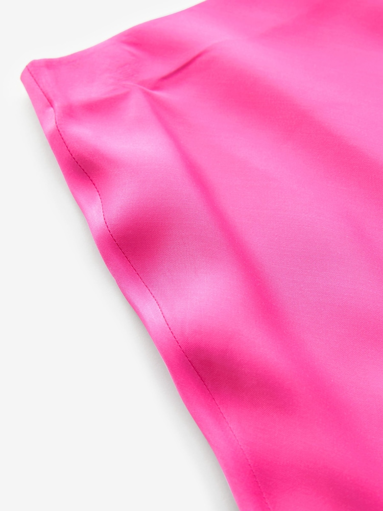 Rose - Jupe Midi Satin - Image 7 of 8