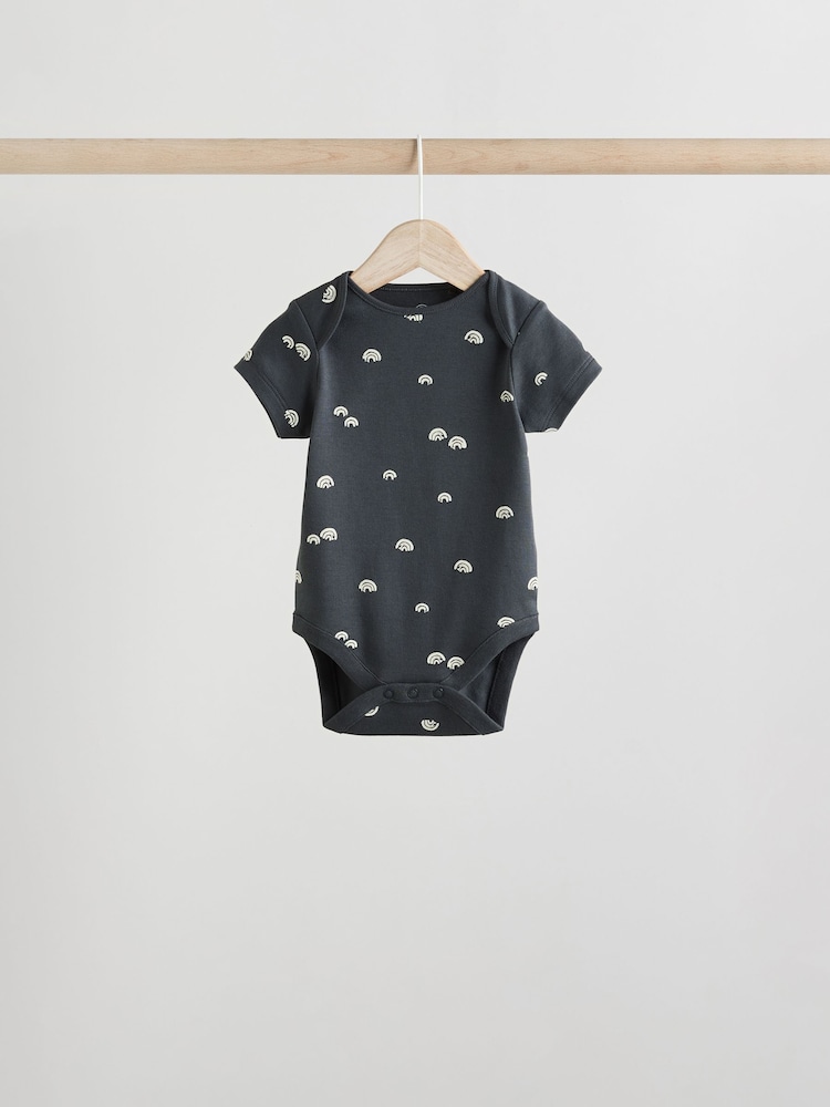 Set van 3 rompertjes met ribbeltextuur - ROSE - Babymeisje - 9.00