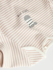 Graues Zebramuster - Baby Kurzarmbodys 100 % Baumwolle 5er-Pack - Image 11 of 13