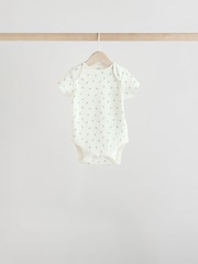 Graues Zebramuster - Baby Kurzarmbodys 100 % Baumwolle 5er-Pack - Image 7 of 13