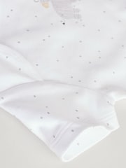 White Baby Animal Print Short Sleeve Bodysuits 5 Pack - Image 13 of 13