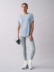 Blue Crew Neck Lightweight Short Sleeve T-Shirt - Image 2 of 8