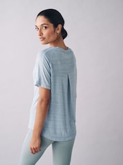 Blue Crew Neck Lightweight Short Sleeve T-Shirt - Image 3 of 8
