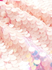 Pink Ombre Angel Sleeve Party Dress (3-14yrs) - Image 7 of 8