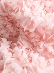 Pink 3D Floral Print Occasion Dress (3-14yrs) - Image 9 of 10