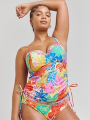 Figleaves Pink Frida Bandeau Tankini Top - Изображение 1 из 4