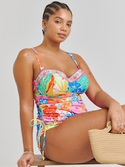Figleaves Pink Frida Bandeau Tankini Top - Изображение 3 из 4