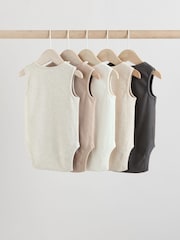 Neutral Baby Vest Bodysuits 5 Pack - Image 2 of 13