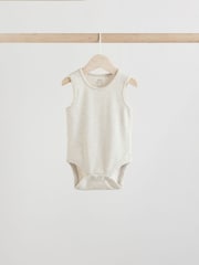 Neutral Baby Vest Bodysuits 5 Pack - Image 3 of 13