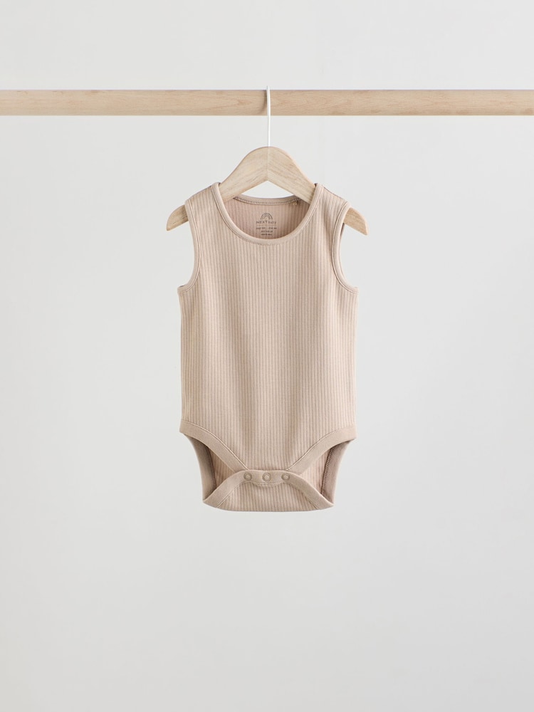 Neutral Baby Vest Bodysuits 5 Pack - Image 4 of 13