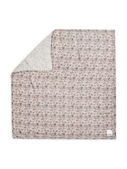 Elodie Details Blue Garden Light Bamboo Muslin Blanket - Image 2 of 2