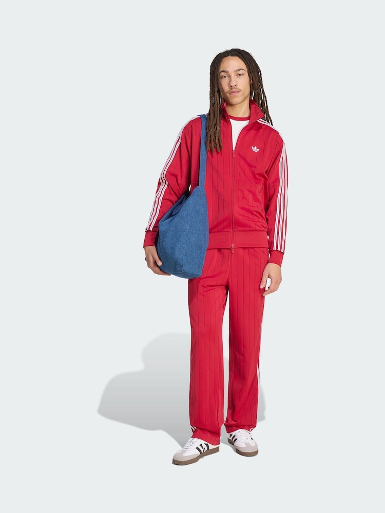 adidas Originals Red Firebird Drop Needle Track Tracksuit Bottoms - Image 1 of 5 adidas Originals Red Firebird Drop Needle Track Tracksuit Bottoms - Image 1 of 5